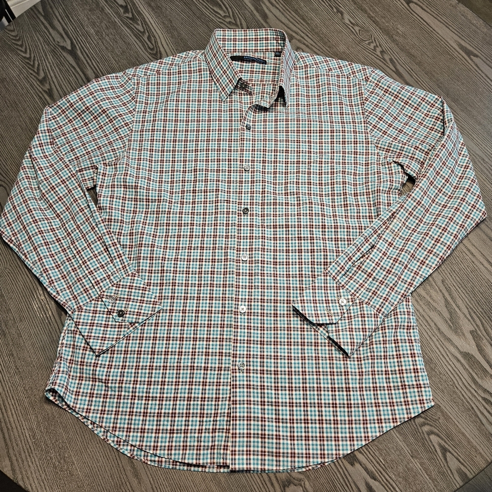 Zachery Prell Long Sleeve Dress Shirt Size L